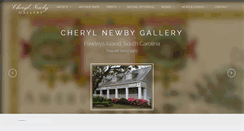 Desktop Screenshot of cherylnewbygallery.com