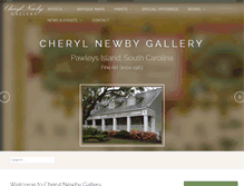 Tablet Screenshot of cherylnewbygallery.com